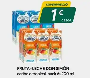 Masymas Fruta+leche Don Simón Caribe O Tropical oferta