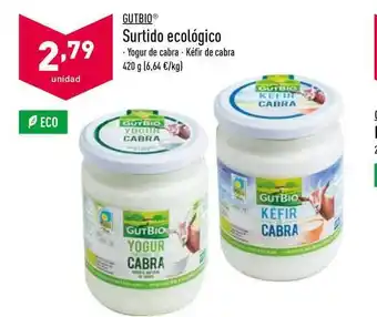 ALDI Gutbio Surtido ecológico 420g oferta