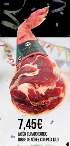 Claudio Lacón curado duroc torre de núñez con pata oferta