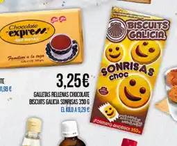 Claudio Galletas rellenas chocolate biscuits galicia sonrisas oferta