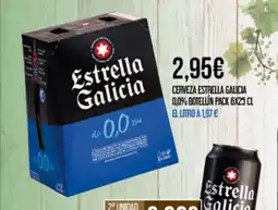 Claudio Cerveza estrella galicia 0,0% botellín pack oferta