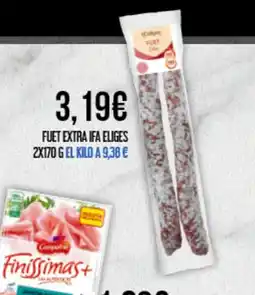 Claudio IFA ELIGES Fuet extra oferta