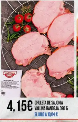 Claudio Chuleta de sajonia vallina bandeja oferta