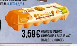 Claudio Huevos de gallinas alimentadas a base de maíz oferta