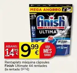 Supermercados Charter Finish - rentaplats màquina càpsules ultimate 44 rentades oferta