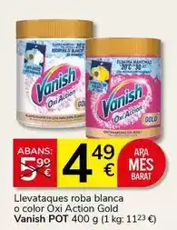 Supermercados Charter Vanish - llevataques roba blanca o color oxi action gold oferta