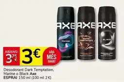 Supermercados Charter Ara - desodorant dark temptation, marine o black ave oferta