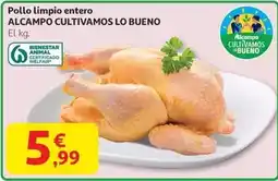 Alcampo Alcampo - pollo limpio entero oferta