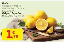 Alcampo Origen - limón oferta