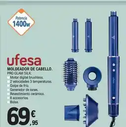 E.Leclerc Ufesa - moldeador de cabello pro glam silk oferta
