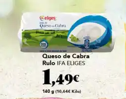 Gadis IFA ELIGES Queso de Cabra Rulo oferta