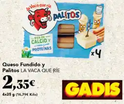 Gadis LA VACA QUE RIE Queso Fundido y Palitos oferta