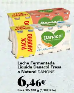 Gadis DANONE Leche Fermentada Líquida Danacol Fresa o Natural oferta