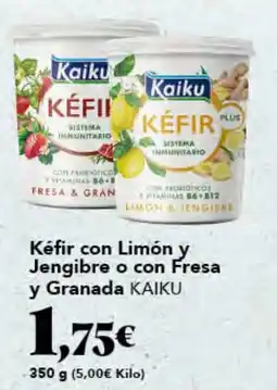 Gadis KAIKU Kéfir con Limón y Jengibre o con Fresa y Granada oferta