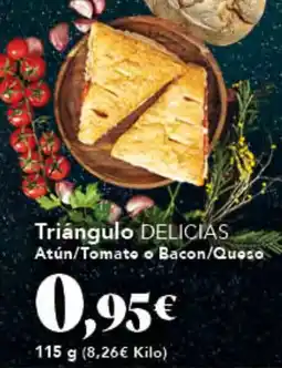 Gadis DELICIAS Triángulo Atún/Tomato o Bacon/Queso oferta