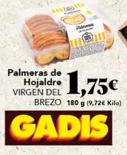 Gadis VIRGEN DEL BREZO Palmeras de Hojaldre oferta