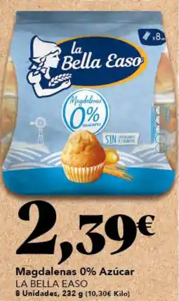 Gadis LA BELLA EASO Magdalenas 0% Azúcar oferta
