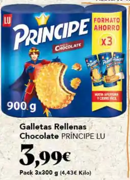 Gadis PRÍNCIPE LU Galletas Rellenas Chocolate oferta