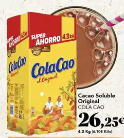 Gadis COLA CAO Cacao Soluble Original oferta