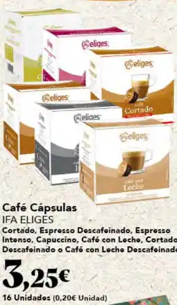 Gadis IFA ELIGES Café Cápsulas oferta