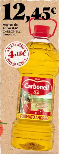 Gadis CARBONELL Aceite de Oliva 0,4° oferta