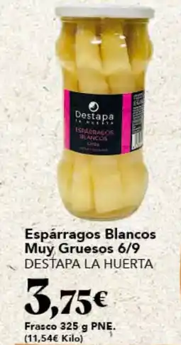 Gadis DESTAPA LA HUERTA Espárragos Blancos Muy Gruesos 6/9 oferta