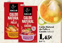 Gadis GALLO Caldo Natural de Pollo o Cocido oferta