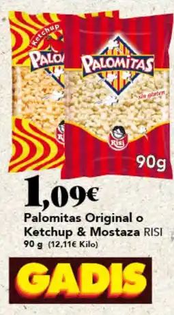Gadis RISI Palomitas Original o Ketchup & Mostaza oferta