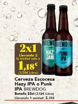 Gadis IPA BREWDOG Cerveza Escocesa Hazy IPA o Punk oferta