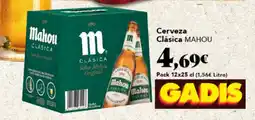 Gadis MAHOU Cerveza Clásica oferta