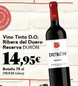 Gadis DURÓN Vino Tinto D.O. Ribera del Duero Reserva oferta