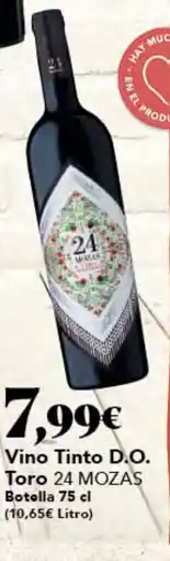 Gadis MOZAS Vino Tinto D.O. Toro 24 oferta