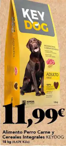 Gadis KEYDOG Alimento Perro Carne y Cereales Integrales oferta