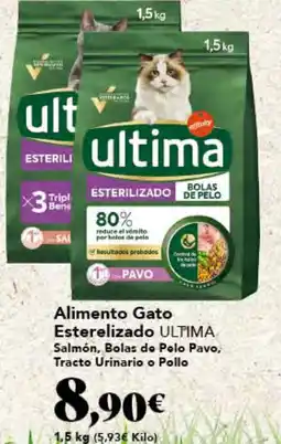 Gadis ULTIMA Alimento Gato Esterelizado oferta