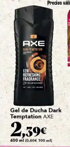 Gadis AXE Gel de Ducha Dark Temptation oferta