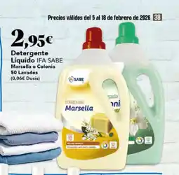 Gadis IFA SABE Detergente Líquido oferta