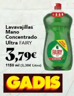 Gadis FAIRY Lavavajillas Mano Concentrado Ultra oferta