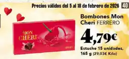 Gadis FERRERO Bombones Mon Cheri oferta