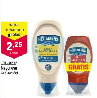 ALDI Hellmann's Mayonesa 678g oferta
