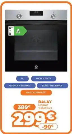 Pascual Martí BALAY Horno 3hb4131x3 oferta