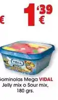 TOP Cash & Carry Vidal - sominolas mega jelly mix o sour mix oferta