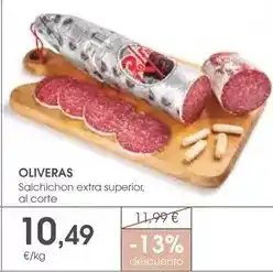 Supermercados Plaza Oliveras - salchichon extra superior oferta