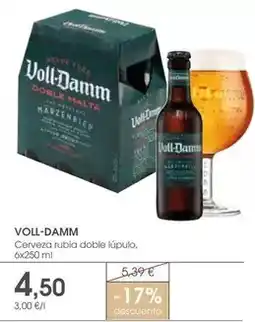 Supermercados Plaza Voll-damm - cerveza rubia doble l'upulo oferta