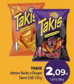 Spar Tenerife Intense - nacho o dragon sweet chili oferta