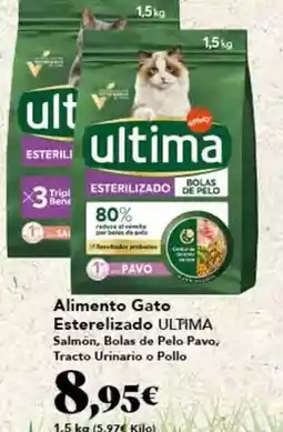 Gadis Última - alimento gato esterilizado oferta