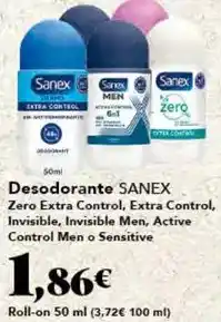 Gadis Sanex - desodorante oferta
