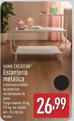 ALDI Home creation - estanteria metálica oferta