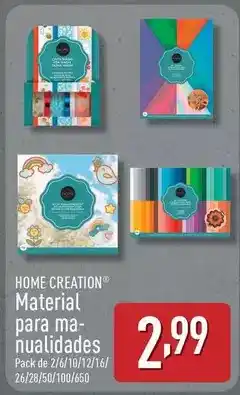 ALDI Home creation - material para manualidades oferta
