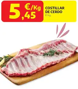Alcampo Costillar 45 de cerdo oferta