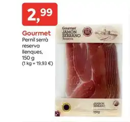 SPAR GOURMET Pernil serrà reserva llenques, oferta